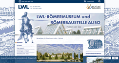 Desktop Screenshot of lwl-roemermuseum-haltern.de